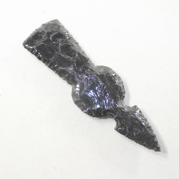 1 Obsidian Ornamental Tomahawk Head #8441  Ax Axe Hatchet