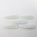 5 Opalite Ornamental Spearheads  #203-1  Arrowhead