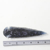 1 Glass Ornamental Spearhead  #513-1  Arrowheads