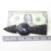 1 Obsidian Ornamental Tomahawk Head #3241  Ax Axe Hatchet