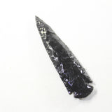 1 Obsidian Ornamental Spearhead  #0841  Arrowheads