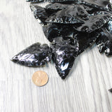 50 Large Obsidian Ornamental Arrowheads  #5259    Spearhead