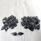 50 Large Obsidian Ornamental Arrowheads  #5259    Spearhead