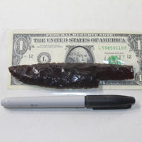 1 Glass Ornamental Knife Blade  #9730  Mountain Man Knife