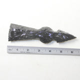 1 Obsidian Ornamental Tomahawk Head #7341  Ax Axe Hatchet