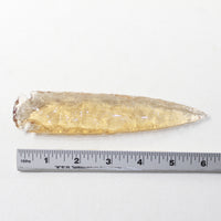 1 Glass Ornamental Spearhead  #3536  Arrowheads