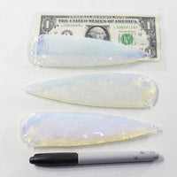 3 Opalite Ornamental Spearheads  #103-1  Arrowhead
