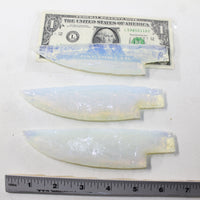 3 Opalite Ornamental Knife Blades  #2942 Mountain Man Knife