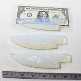 3 Opalite Ornamental Knife Blades  #2942 Mountain Man Knife