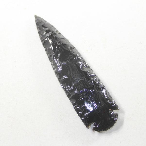 1 Obsidian Ornamental Spearhead  #663-2  Arrowheads