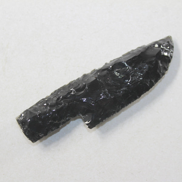 1 Small Obsidian Ornamental Knife Blade  #2538