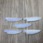 5 Opalite Ornamental Knife Blades  #1842 Mountain Man Knife
