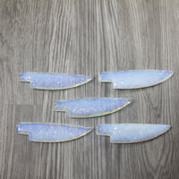 5 Opalite Ornamental Knife Blades  #1842 Mountain Man Knife