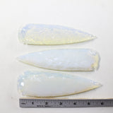 3 Opalite Ornamental Spearheads  #2738  Arrowhead