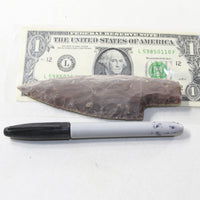 1 Stone Ornamental Knife Blade  #7641  Mountain Man Knife
