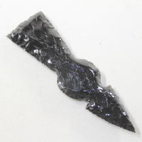 1 Obsidian Ornamental Tomahawk Head #0238  Ax Axe Hatchet
