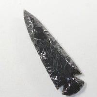 1 Obsidian Ornamental Spearhead  #333-2  Arrowheads