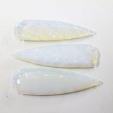 3 Opalite Ornamental Spearheads  #2738  Arrowhead