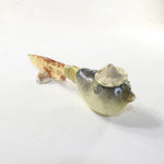 Puffer Fish Handle Glass Blade Ornamental Knife #2441 Mountain Man Knife