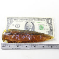 1 Glass Ornamental Spearhead  #9630  Arrowheads