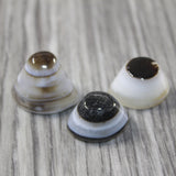3 Agate Eyes   #3143 Naturally Formed