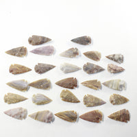 25 Large Stone Ornamental Arrowheads  #4441  Arrowhead