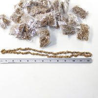 25 Stone Chip Strands  #2538  Rendezvous Powwow Wampum