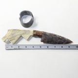 Moose Antler Handle Stone Blade Ornamental Knife #1142 Mountain Man Knife