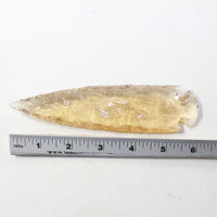 1 Glass Ornamental Spearhead  #5241  Arrowheads