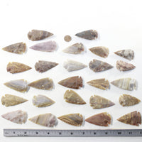 25 Large Stone Ornamental Arrowheads  #4441  Arrowhead