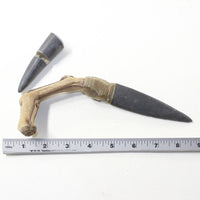 Grapevine Wood Handle Iron Blade Ornamental Knife #33241 Mountain Man Knife
