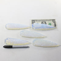 5 Opalite Ornamental Spearheads  #203-1  Arrowhead