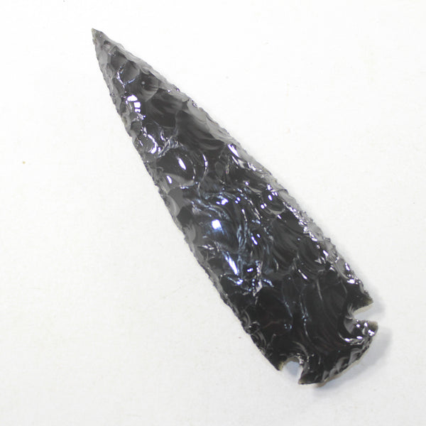 1 Obsidian Ornamental Spearhead  #943-2  Arrowheads