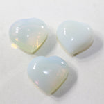 3 Opalite Hearts Combined Weight of  257 Grams #4941 Gemstone Hearts