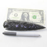 1 Obsidian Ornamental Spearhead  #663-2  Arrowheads