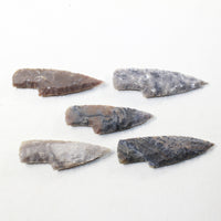 5 Small Stone Ornamental Knife Blades  #113-1  Mountain Man Knife