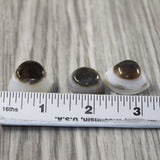 3 Agate Eyes   #1842 Naturally Formed