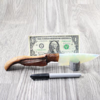 Ghost Wood Handle Opalite Blade Ornamental Knife #8054    Mountain Man Knife