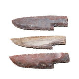 3 Stone Ornamental Knife Blades  #0663   Mountain Man Knife