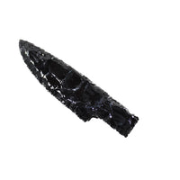 1 Obsidian Ornamental Knife Blade  #1054    Mountain Man Knife
