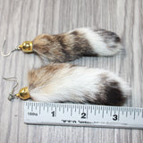 Bobcat Tail Earrings  #6763  Mountain Man Earrings