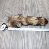 1 Raccoon Tail Key Ring #3763  Taxidermy Keychain Tassel Bag Tag