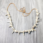Antler Bead  Necklace  #5255    Mountain Man Necklace