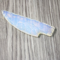 1 Small Opalite Ornamental Knife Blade  #3655     Mountain Man Knife