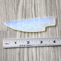 1 Small Opalite Ornamental Knife Blade  #3655     Mountain Man Knife