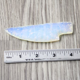 1 Small Opalite Ornamental Knife Blade  #3655     Mountain Man Knife