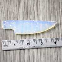 1 Small Opalite Ornamental Knife Blade  #3655     Mountain Man Knife