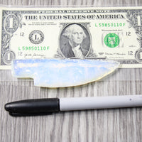 1 Small Opalite Ornamental Knife Blade  #3655     Mountain Man Knife