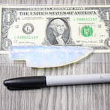 1 Small Opalite Ornamental Knife Blade  #3655     Mountain Man Knife