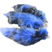 3 Fox Tail Key Rings #3655  Taxidermy Keychain Tassel Bag Tag